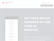 Tablet Screenshot of abileneiphonerepair.com